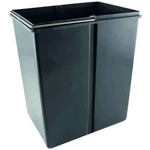 Naber Ersatzeimer 20 Liter - Anthrazit - Mülleimer mit 20 Litern Fassungsvermögen, aus robustem Kunststoff, ideal für WESCO Abfallsysteme. Elegantes Design in Anthrazit und stabiler Metallbügel für einfaches Handling.