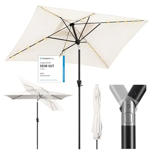 Sonnenschirme Weiß von Sekey