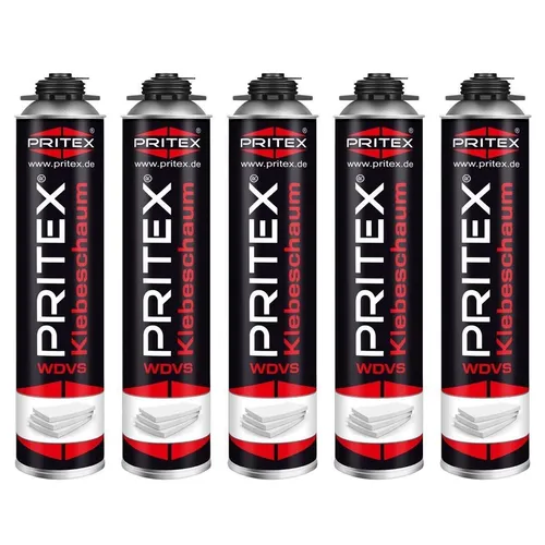 WDVS Klebeschaum 5 x 750 ml Pistolenaschaum Dämmstoffkleber