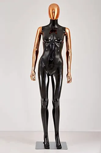 Eurohandisplay Schneiderpuppe abstrakte Schaufensterpuppe schwarz weiß grau matt