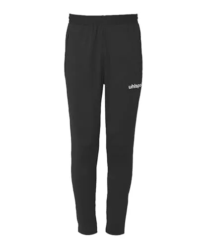 uhlsport Trainingshose Essential Tech Hose schwarz XL - Trainingsbekleidung aus 100% Baumwolle, bietet höchsten Tragekomfort und Bewegungsfreiheit für effektives Training.