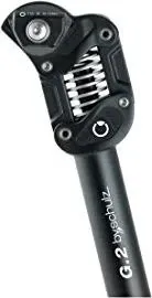 by.Schulz G.2 Parallelogramm gefederte Sattelstütze 31,6mm - Sattelstützen für optimalen Fahrkomfort, mit parallelogramm Federung für sanfte Stöße und geeignet für Fahrer zwischen 45-65 kg.