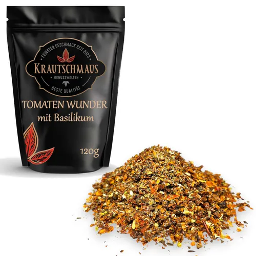 120g Gewürz Tomaten Wunder mit Basilikum Knoblauch aromatische Gewürzzubereitung