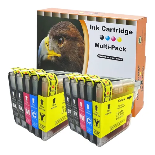 Produktbild Stück Druckerpatronen LC985 kompatibel für Brother LC-985 LC-39 LC-975 XL-Set 10