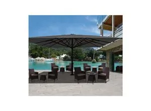 Gastronomie-Luxus-Sonnenschirm MCW-D20 XXL-Marktschirm 5x5m