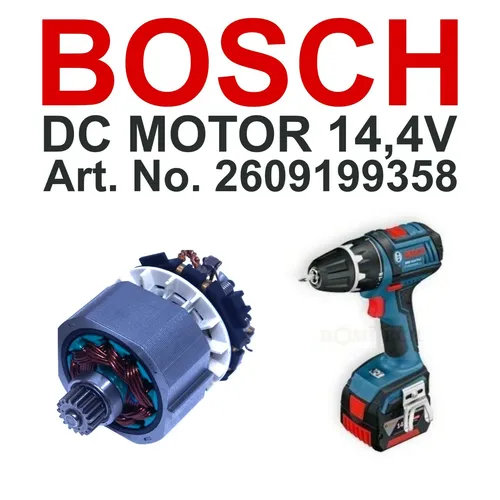 BOSCH Genuine DC Moteur 2609199358 GSB 14,4 V