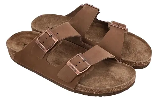 Gusti Leder Sandale Vondra - Herren Ledersandale in Braun - Wanderschuhe aus 100% echtem Leder, nachhaltig produziert mit einzigartigem Vintage-Design für stilvolle Abenteuer in der Natur.