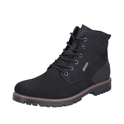 Rieker F3614-00 - Wasserabweisende Schuhe aus echtem Leder - Hochwertige Schuhe mit wasserabweisender TEX-Membran und kuscheligem Innenfutter aus Schurwolle für optimalen Komfort und Schutz.