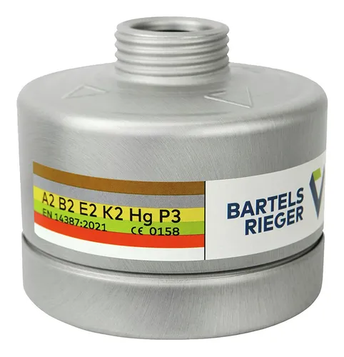 BartelsRieger Kombinationsfilter ABEK2HgP3 Schraubfilter