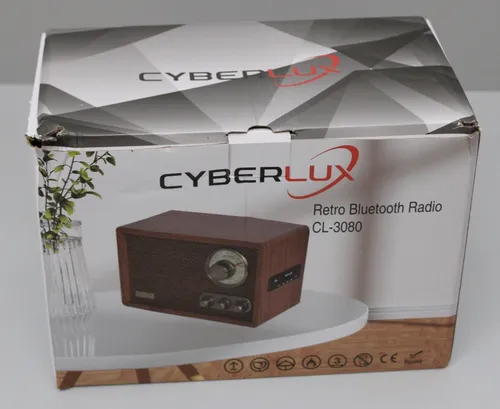 Cyberlux CL-3080 Retro-Radio in braun von Cyberlux