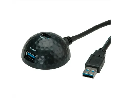 VALUE USB 3.2 Gen 1 Dockingkabel, Dome USB-Kabel, USB 3 Typ A Männlich (Stecker), USB 3 Typ A Weiblich (Buchse) (150.0 cm)