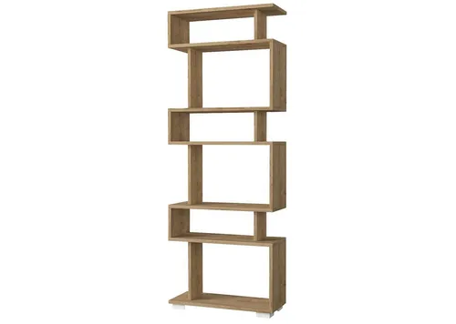moebel17 Standregal Bücherregal Blok Saphir - Modernes Design - Standregal in Saphir mit ausgefallenem Design, ideal für stilvolle Wohnräume. Hergestellt aus hochwertiger Melaminplatte, 18mm, Güteklasse E1 für Langlebigkeit.