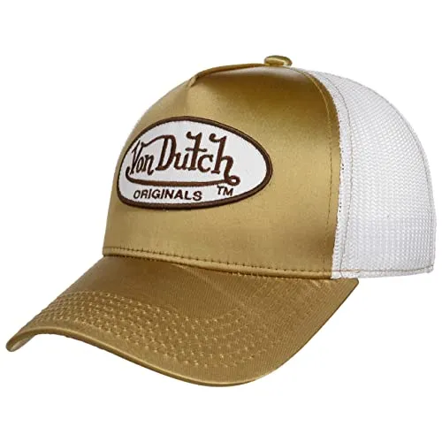 Von Dutch Cary Trucker Cap Basecap Baseballcap Truckercap Meshcap (One Size - Hellbraun)