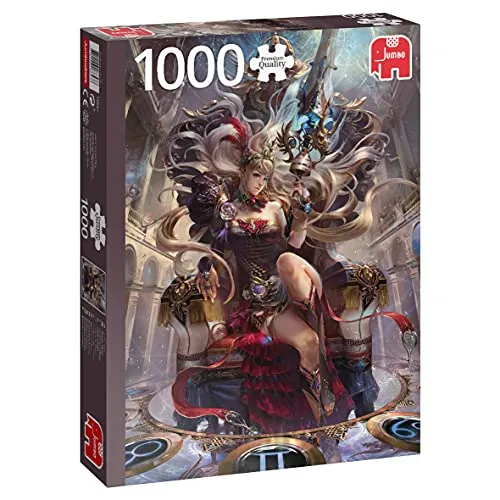 JUMBO 18857 Tierkreis-Königin - 1000 Teile Puzzle, umweltfreundlich und mit Nahtlos-Effekt für anspruchsvolle Puzzle-Fans