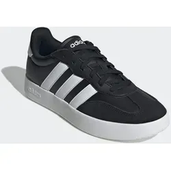 adidas Herren BARREDA Schuhe - Core Black/Cloud White, 47 1/3 EU - Herren-Sneaker mit regulärer Passform, Obermaterial aus Synthetik und Wildleder, ideal für Stil und Komfort im Alltag.