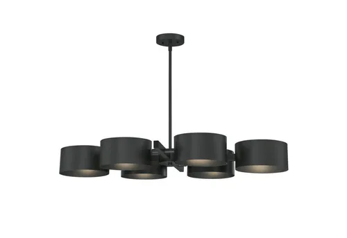 Westinghouse Kronleuchter Zaro, E27 in schwarz von Westinghouse