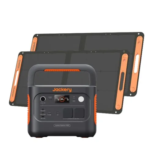 Jackery Explorer 1000 v2 + 2 x 100 W SolarSagSaga