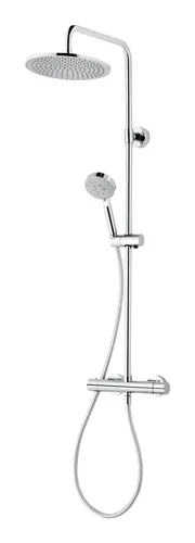 Schulte ExpressPlus 72H DuschMaster Rain III Modern Plus mit Thermostat, Kopfbrause rund - chrom - EP969270 02