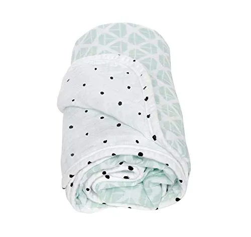 Motherhood Baumwoll-Musselin Babydecke 95x110 cm - Hochwertige 2-lagige Babydecke aus 100% Baumwolle, vorgewaschen für extra Weichheit. Ideal als Puckdecke oder leichte Unterlage – perfekt für Zuhause und unterwegs.