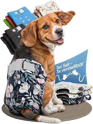 HUND IST KÖNIG Hundewindeln für Hündinnen (3 Stück) von HUND IST KÖNIG