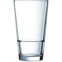 Arcoroc ARC H5641 Stack Up Longdrinkglas 470ml - 6 Stück - Whiskeygläser aus hochwertigem Glas, ideal für Longdrinks und Cocktails, spülmaschinenfest und perfekt für jeden Anlass.