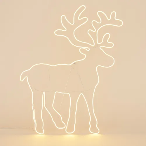 LED-Weihnachtsdeko Rentier 100 x 80 cm