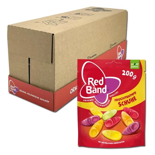  Red Band Fruchtgummi Schuhe 11 Beutel je 200g 6,93€/1kg