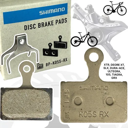 Shimano K05S-RX Resin Fahrrad XT XTR 105 Ultegra GPX Disc Scheibenbremsbeläge