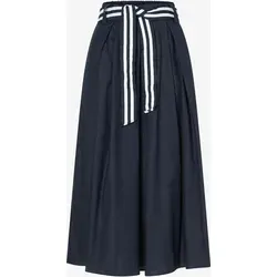 Baumwollrock mit Streifengürtel von More & More