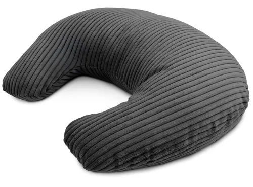 Amilian Stillkissen - Lagerungskissen - Schwangerschaftskissen mit Füllung und Bezug, Stillmond - Stillhörnchen - pregnancy pillow, für Mütter und Babys