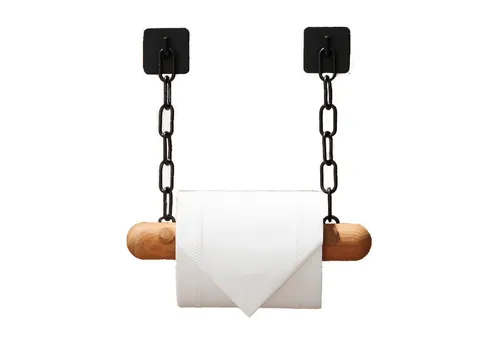 Toilettenpapierhalter Schwarz von DEKAZIA