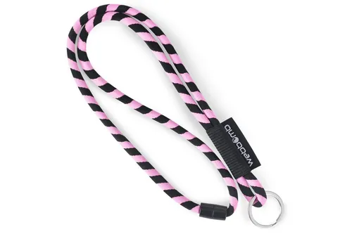 WEBBOMB Schlüsselanhänger Lanyard Tubular Schlüsselband mit Sicherheitsverschluss Schlüsselring