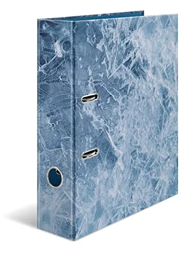 HERMA Aktenordner Motiv-Ordner A4 Ice (5 Stück) - Bunter Ringbuchordner mit Eis-Motiven, ideal für Schule, Uni oder Büro. Robuste Hebelmechanik und Griffloch für einfache Handhabung.