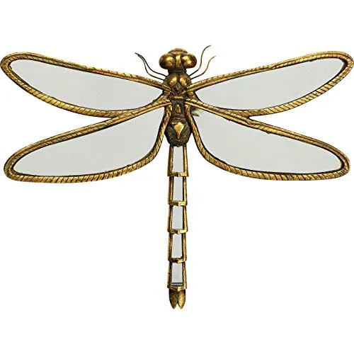 Kare Design Wandschmuck Dragonfly Mirror Gold von KARE