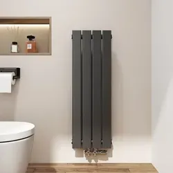 EMKE Heizkörper Schwarz 30 cm x 90 cm