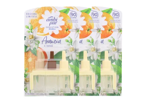 ambi pur Raumduft 3x Ambi Pur 3Volution Arancia Orange und Neroli Duft Lufterfrischer je