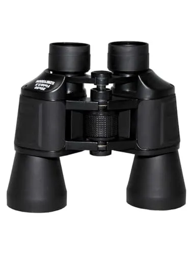 Faltbares Fernglas 20 x 50, schwarz - Ideal für Naturbeobachtungen, mit 20-facher Vergrößerung und kompaktem Design. Inklusive praktischer Kunststofftasche für unterwegs.