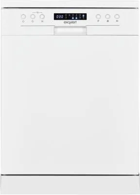 Exquisit Geschirrspüler GSP9414-030D - 14 Maßgedecke, energiesparend und leise - Geschirrspüler 60 cm mit 14 Maßgedecken, InnoWash-Technologie und Auto Türöffner für eine effiziente und komfortable Reinigung.