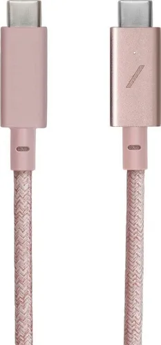 NATIVE UNION Belt Cable USB-C to USB-C Pro 2,4m in pink von NATIVE UNION