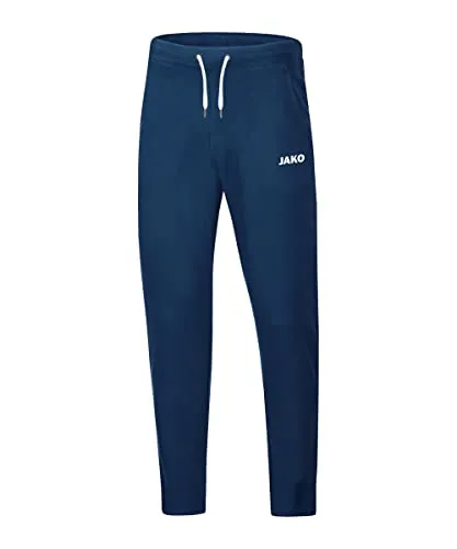JAKO Freizeit-/Jogginghose Base - Marineblau Herren XXL - Badmintonbekleidung Herren, aus 70% Bio-Baumwolle, weich und bequem, ideal für Sport und Freizeit. Perfekt kombinierbar mit JAKO Teamlines.