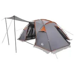 vidaXL Tunnelzelt Grau und Orange 520 x 260 x 175 cm