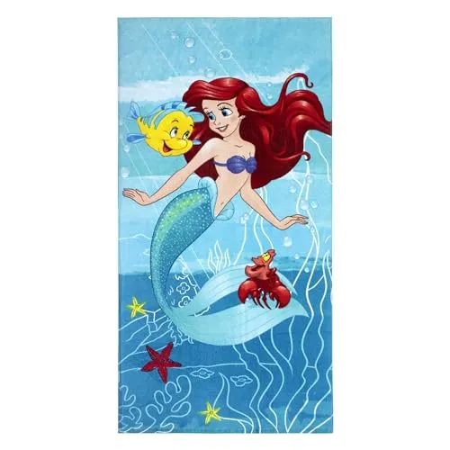 Jerry Fabrics Disney Arielle Duschtuch Badetuch Strandtuch 70 x 140cm