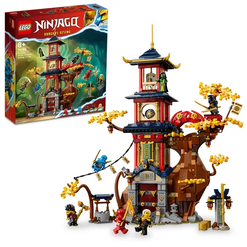 Ninjago 71795 Tempel der Drachenpower - 1.029-teiliger LEGO Baukasten, mit 6 Minifiguren und versteckten Fallen für spannende Abenteuer