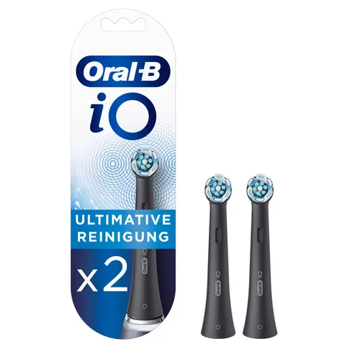 Oral-B iO Ultimative Reinigung 2er, Black Aufsteckbürsten von Oral-B