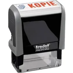 trodat Textstempel Printy 4912 KOPIE 47x10mm blau/rot