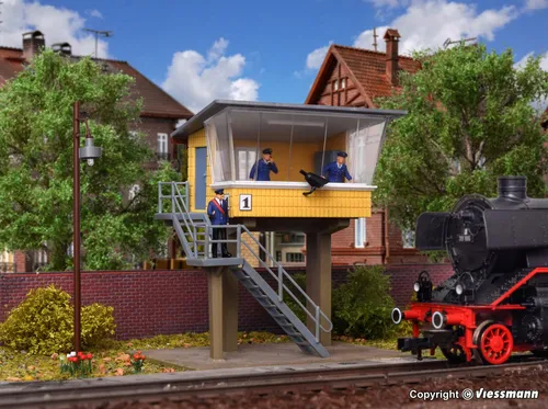 Vollmer H0 45737 - Stellwerk West Modellbau Gebäude Ep. III-VI   Bausatz Neuware