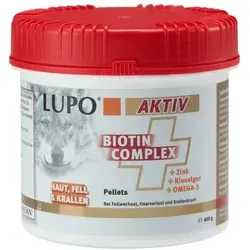 Luposan Aktiv Biotin Complex | 400g zur Unterstützung bei Fellwechsel