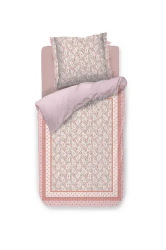 Pip Studio Perkalbettwäsche Kairi Bloom | Hellrosa in pink von Pip Studio