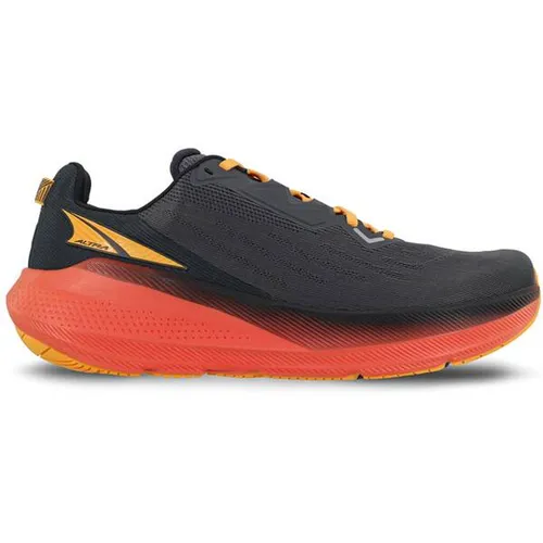 Altra Herren FWD Via Laufschuhe - Neutralschuh in Schwarz/Orange (44,5) - Laufschuhe für Herren mit atmungsaktivem Textil-Obermaterial und rutschfester Gummisohle, ideal für Straßenläufe und optimalen Komfort.