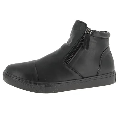 Andrea Conti Damen Bootie Stiefelette, schwarz, 38 EU - Wanderschuhe aus hochwertigem Rindsleder mit flexiblem Innenfutter für ganztägigen Komfort und zeitloser Eleganz, ideal für jede Jahreszeit.